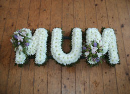 funeral wreath for mum